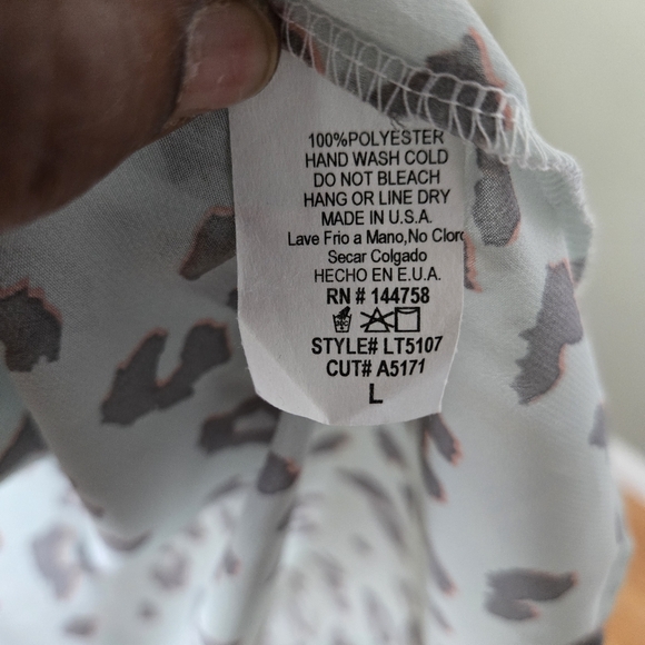 Lime & Chili Animal print  Kimono sz Lg - Picture 5 of 5